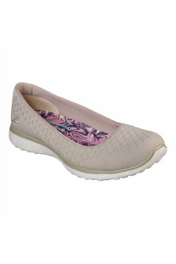 Slip on Shoes for Women Microburst One Up Fashion Sneakers Breathable Woven Fabric Air Cooled Memory Foam Lightweight Cushioned Midsole