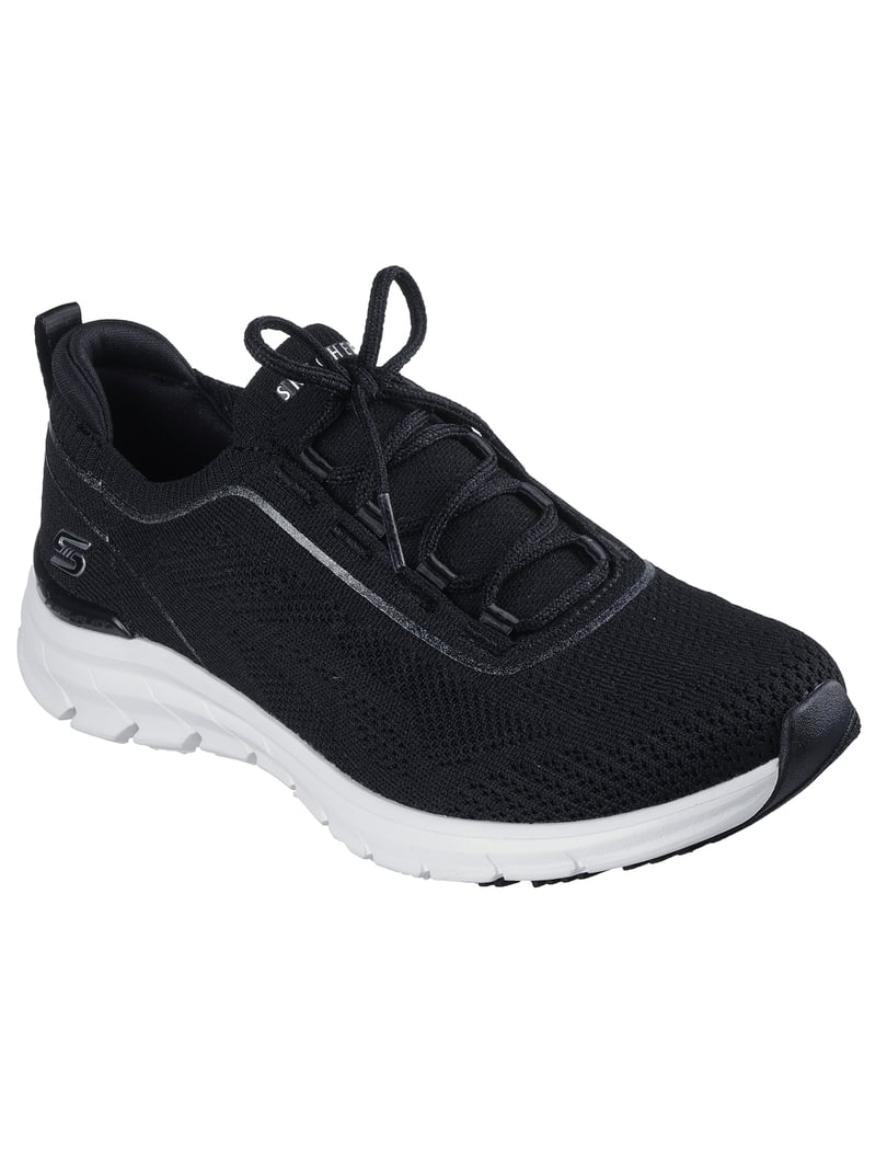 Skechers Black & Gray Knit Comfort Memory Foam Shoes Skechers Charcoal Gray Knit Memory Foam Women main image 4