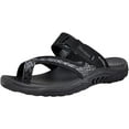 thumbnail image 1 of Skechers Women's Reggae-Zig Swag Flip-Flop Sandals, Black/Charcoal, 8.5 M US, 1 of 7