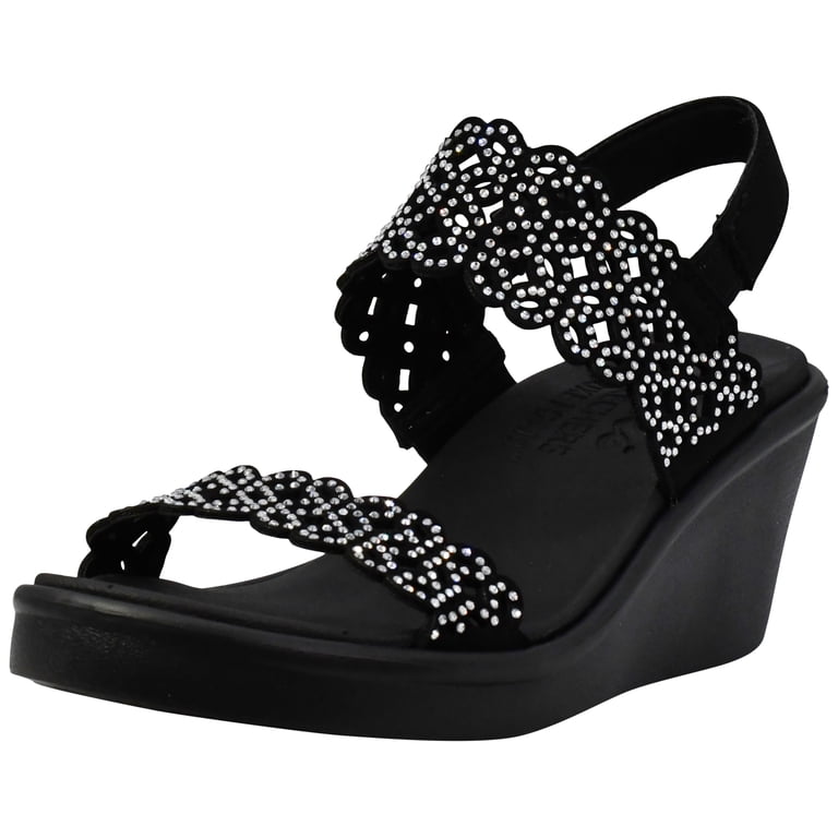 Skechers Women's Sandals Rumble on - Sassy Dayz Wedge Heel Sling