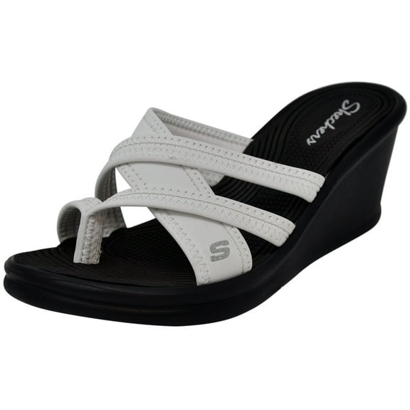 Skechers Women's Rumblers Beautiful People Wedge Sandal