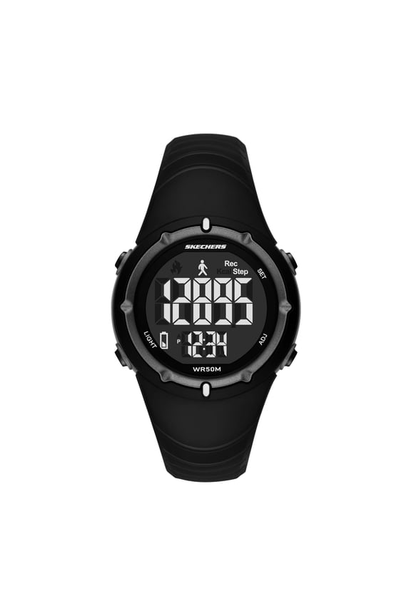 Women's Skywood Digital Black Plastic Watch