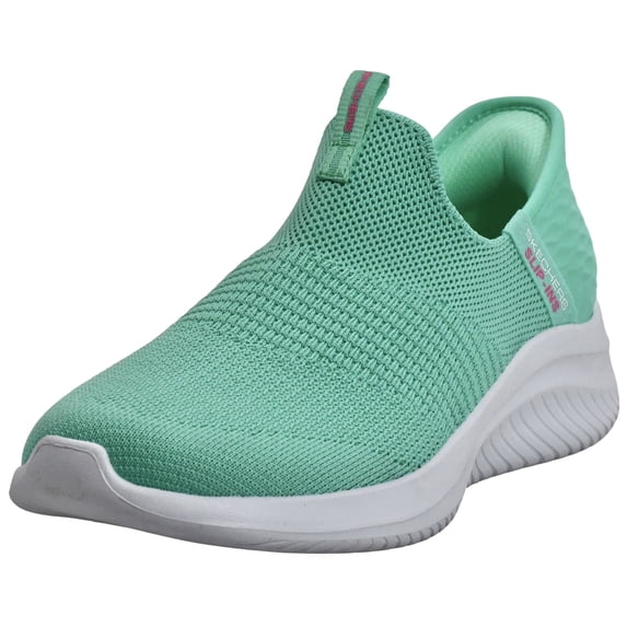 Skechers Slip on Sneakers for Women Slip-Ins Ultra Flex 3.0 Hands Free Shoes Knit Upper Memory Foam Insole Casual Comfort