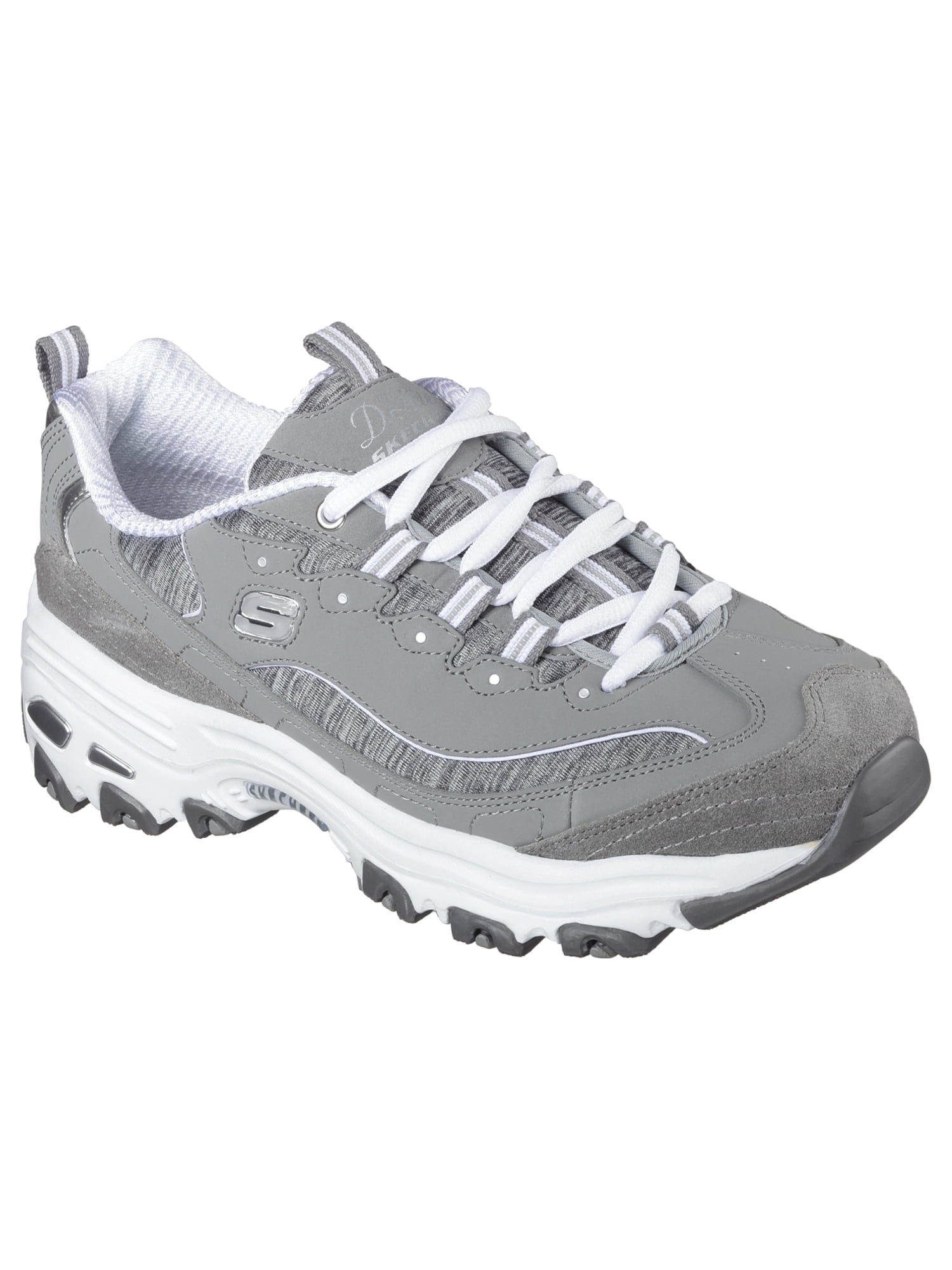 Skechers Women's Sport D'Lites Me Time Lace-up Athletic Sneaker, Wide Width  Available