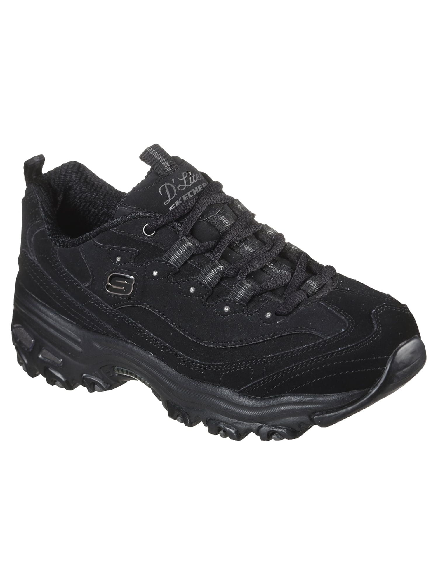 Skechers Women's Sport D'Lites Life Saver Lace-up Athletic Sneaker, Wide  Width Available 