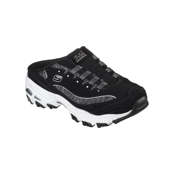 Skechers Women's Sport D'Lites Resilient Slip-on Athletic Sneaker Mule