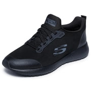 Skechers Women's Squad Food Service Slip-Resistant Shoes, Relaxed Fit with a Lace-Up Front