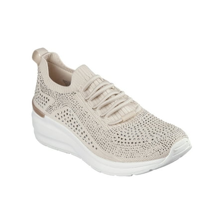 Skechers Women's Street BILLION - RHINESTONE RAMBLER Knit Wedge Sneaker