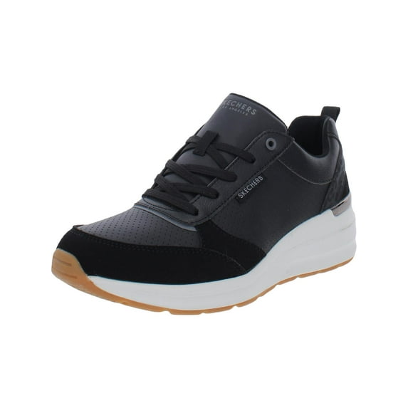 Skechers Women's Street Billion Subtle Spots Lace-up Wedge Casual Sneaker
