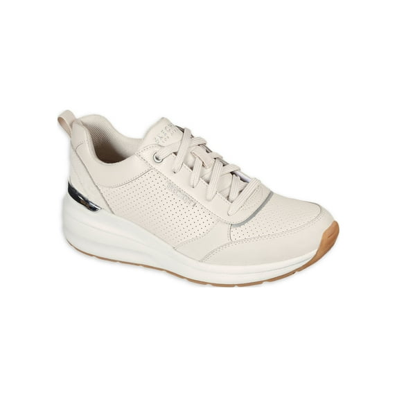 Skechers Women's Street Billion Subtle Spots Lace-up Wedge Casual Sneaker