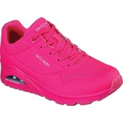 Skechers Womens Street UNO Lace-up Casual Sneaker, Wide Width Available