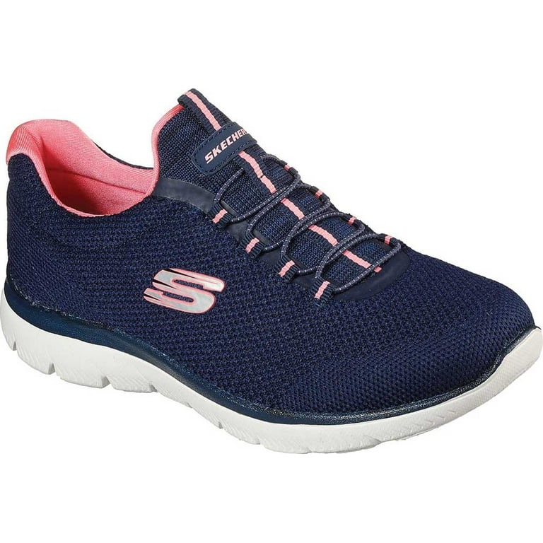 Skechers Women's Summits - Cool Classic Slip-on Athletic Sneaker, Wide  Width Available 