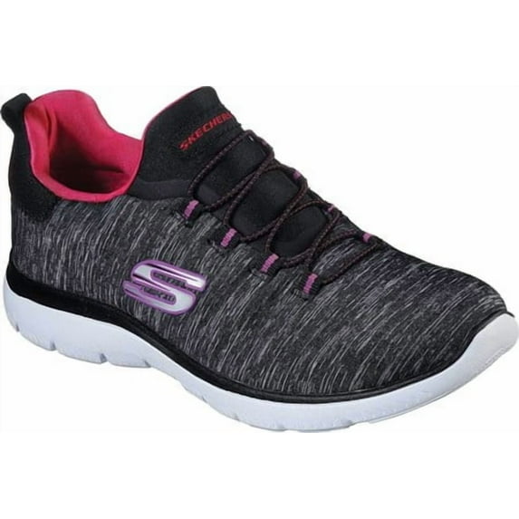 Skechers Women's Summits - Cool Classic Slip-on Athletic Sneaker, Wide Width Available