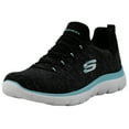 thumbnail image 1 of Skechers Women's Summits Quick Getaway Shoes, Black, 7 M, 1 of 5