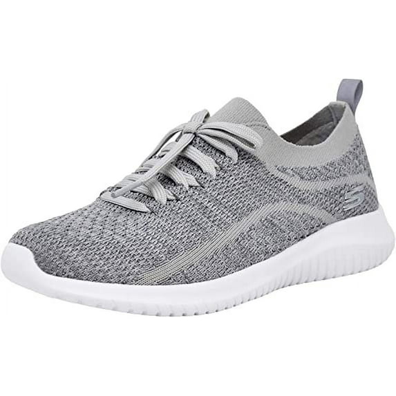 Skechers Women's Ultra Flex Statements Light Grey Sneaker 7.5 M US