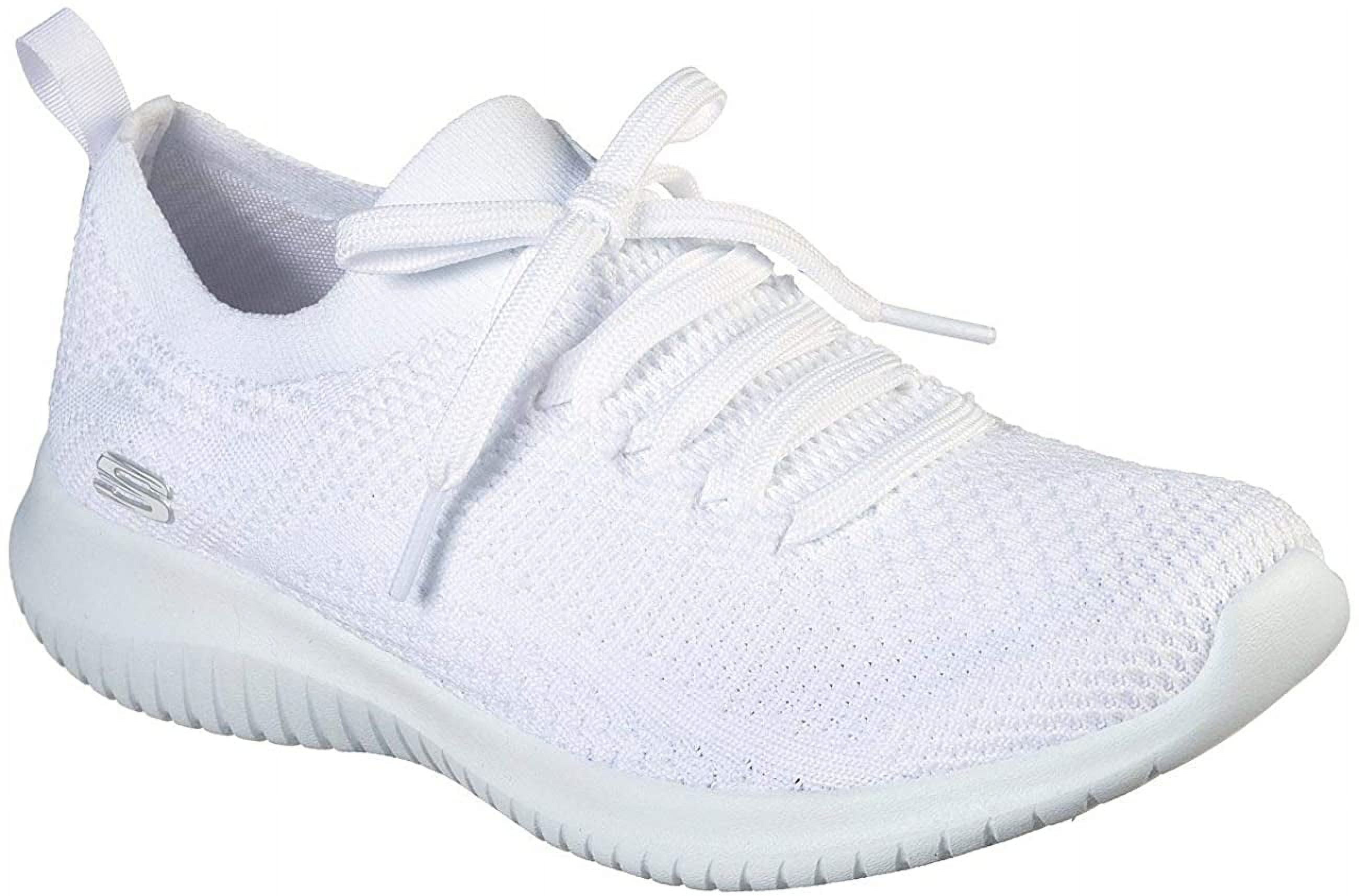 snigmord Kommerciel falskhed Skechers Women's Ultra Flex - Statements Sneaker, White/Silver, 6.5 M US -  Walmart.com