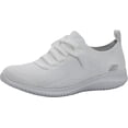thumbnail image 1 of Skechers Women's Ultra Flex Statements Sneaker, White/Silver, 7.5 W US, 1 of 5