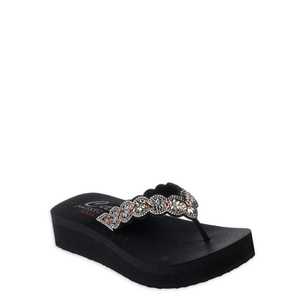 Skechers Women s Vinyasa Happy Spring Embelished Sandal Walmart Business Supplies