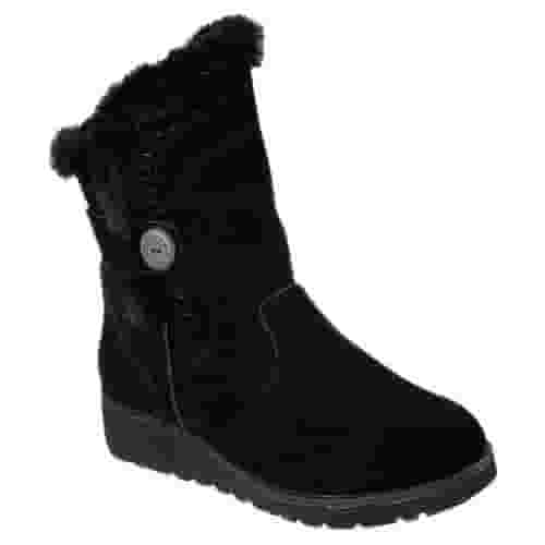 Skechers Women's Winter Keepsakes Wedge Cozy Peak Mid Calf Boot