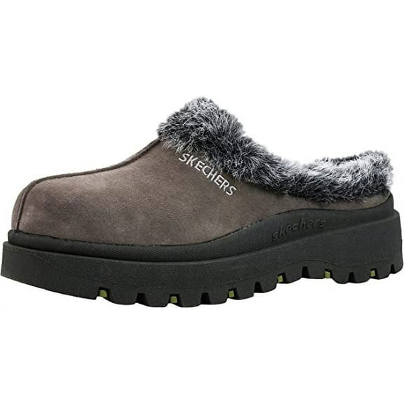Skechers Womens Fortress Suede Lined Clogs