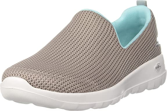 sengetøj Tillid direktør Skechers Womens Go Walk Joy-Centerpiece Walking Shoe, TAUPE/BLUE, 4 UK (7  US) - Walmart.com