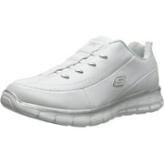 Skechers Womens Leather Casual Fashion Sneakers