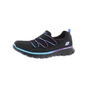 Skechers Sport Sneakers for Women Loving Life Memory Foam Shoes Lightweight Faux Leather Flexible Midsole Traction Outsole Slip on Design