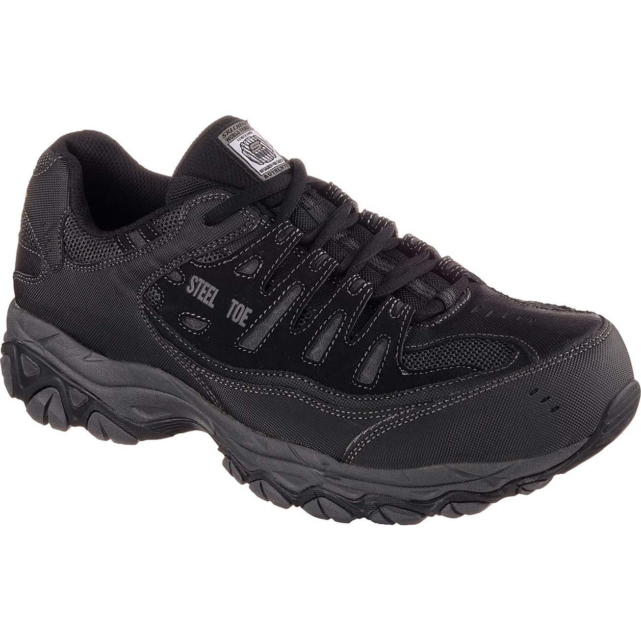 Materialisme Expliciet belediging Skechers Work Men's Cankton Lace Up Athletic Steel Toe Safety Shoes - Wide  Available - Walmart.com