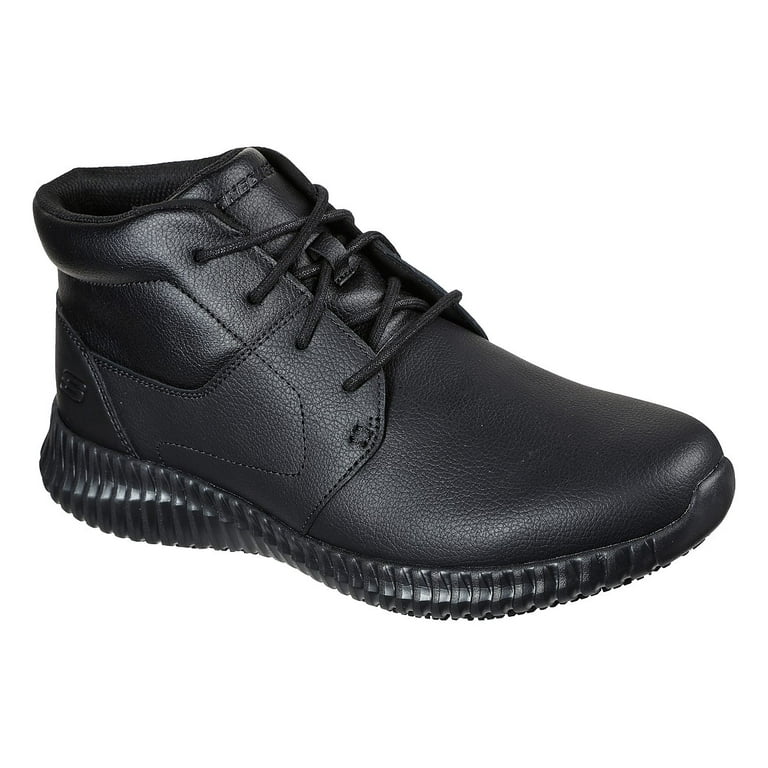 Skechers Work Men s Cessnock Alesser Relaxed Fit Slip Resistant Chukka Boots