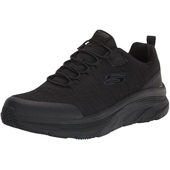 Skechers Work Men's D'Lux Luxir Walker Slip Resistant Lace-up Sneaker