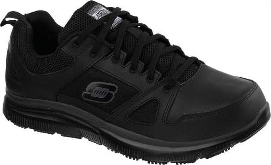 Skechers Work Men's Flex Advantage Slip Resistant Soft Toe Shoes - Wide ...