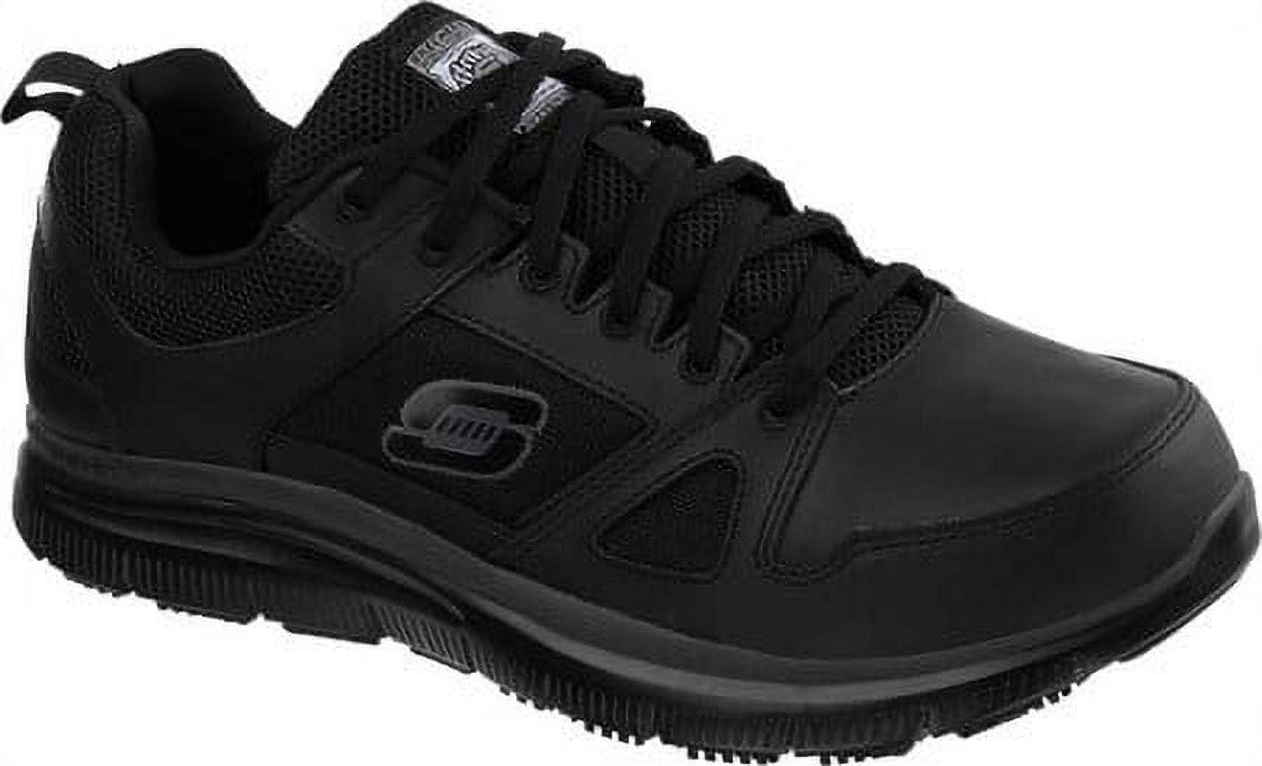 Skechers Work Men s Flex Advantage Slip Resistant Soft Toe Shoes Wide Available Walmart
