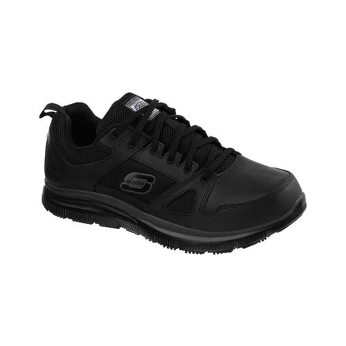 Skechers Work Men's Advantage Slip Resistant Soft Toe Shoes - Available - Walmart.com