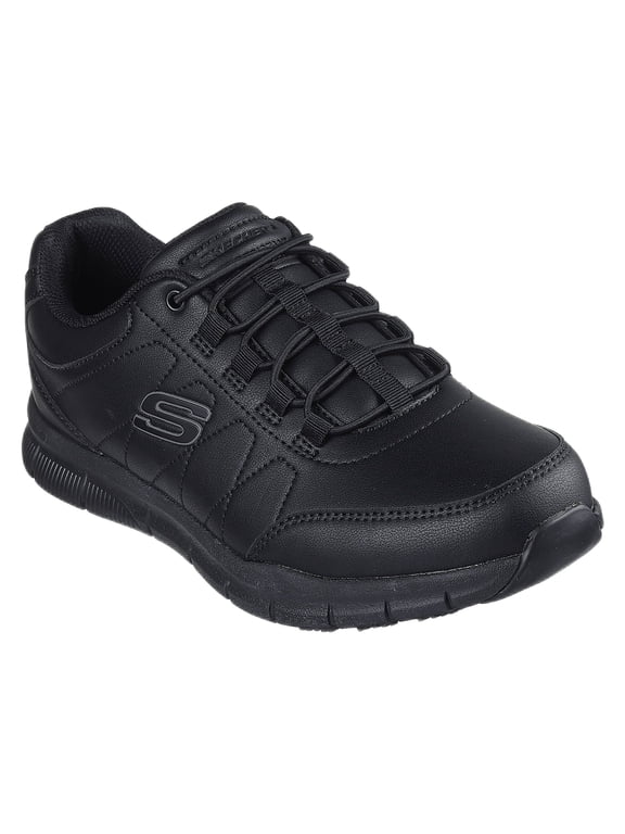 Men's Nampa Osil Slip Resistant Bungee Slip On Work Sneakers (Wide Width Available)