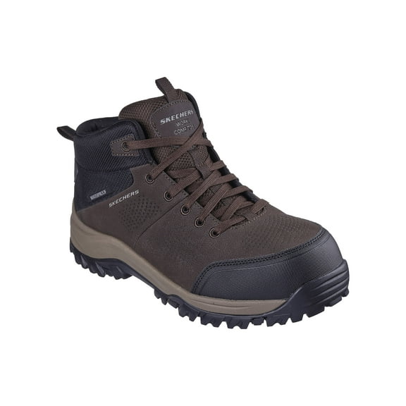 Skechers Work Men's Relment Erett Lace Up Waterproof Safety Toe Hiker Boot