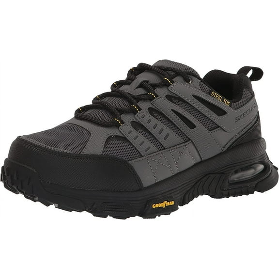 Skechers Work Men's Skech-Air Envoy Arcket Steel Toe Lace-up Work Shoe