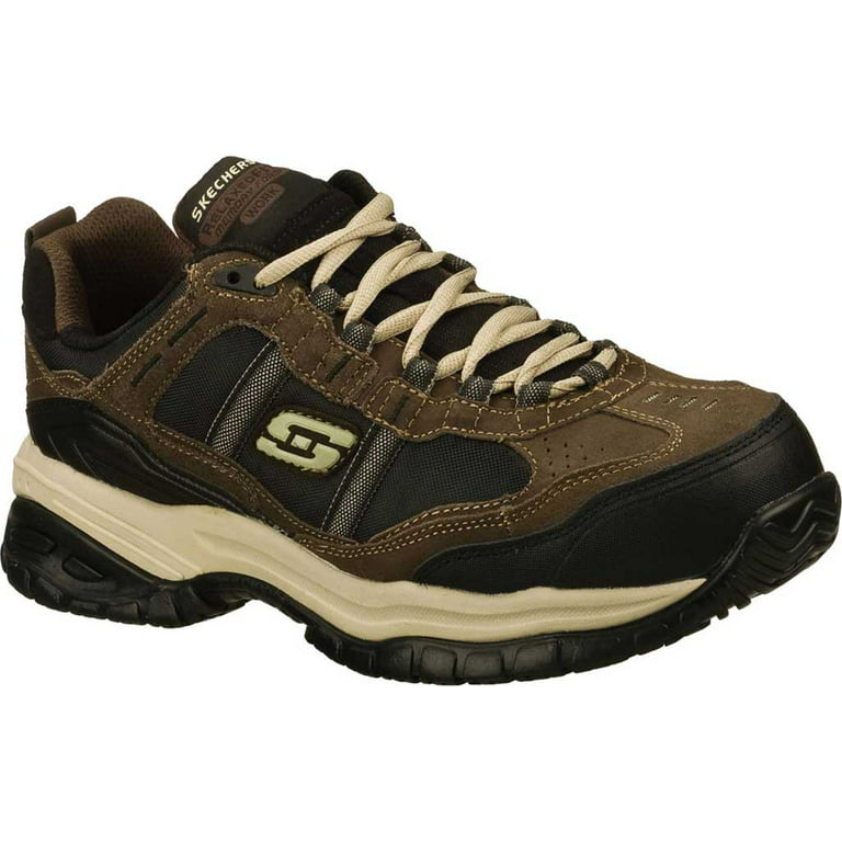 Skechers Work Athletic Soft Men\'s Composite Grinnel Stride Shoes Toe Safety