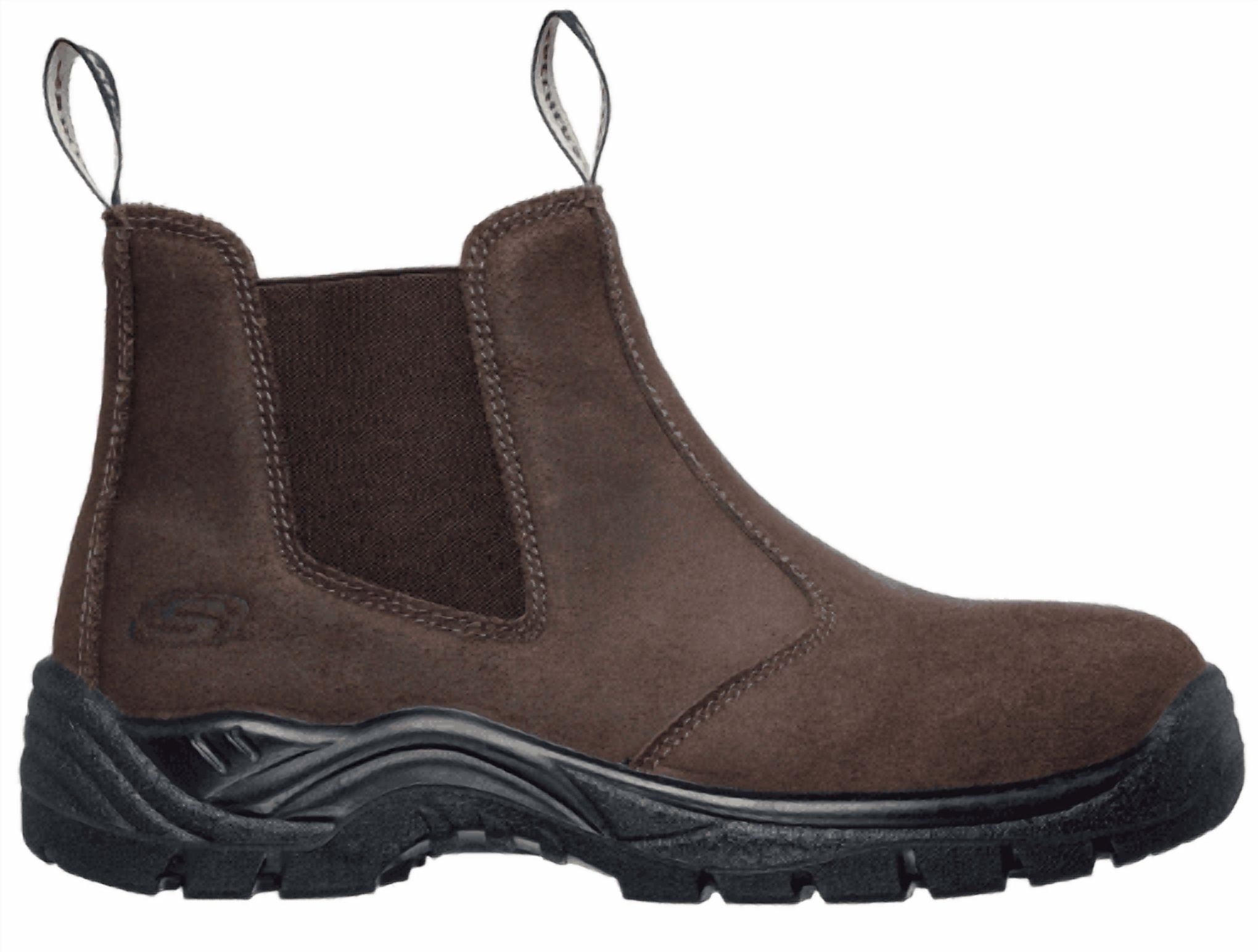 スティーズ　フロッガー Skechers Work Men's Tapter Slip On Chelsea Boot w/ Steel Safety