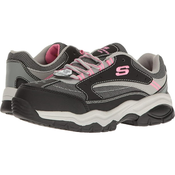 Skechers Work Women s Biscoe Steel Toe Lace up Work Shoe Walmart Business Supplies