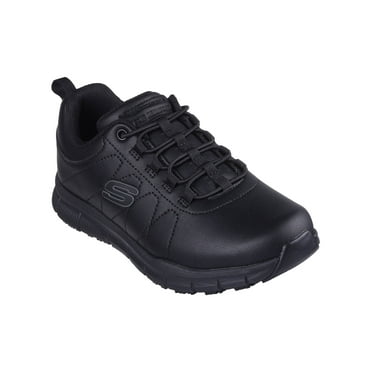 Skechers Work Women's Nampa Bungee Slip Resistant Athletic Shoe
