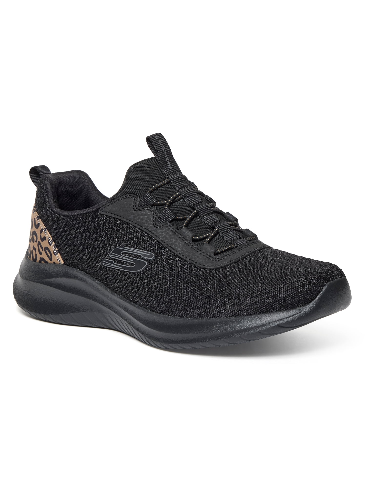Skechers Women's Zinergy Leopard Print Slip-On Athletic Shoe