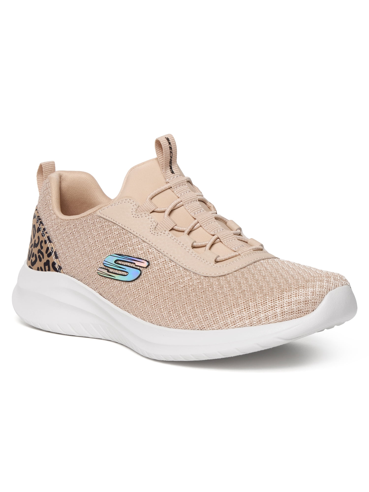 Skechers Women's Zinergy Leopard Print Slip-On Athletic Shoe