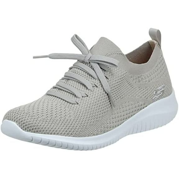 Skechers womens Ultra Flex - Statements Sneaker, Taupe, 8 US