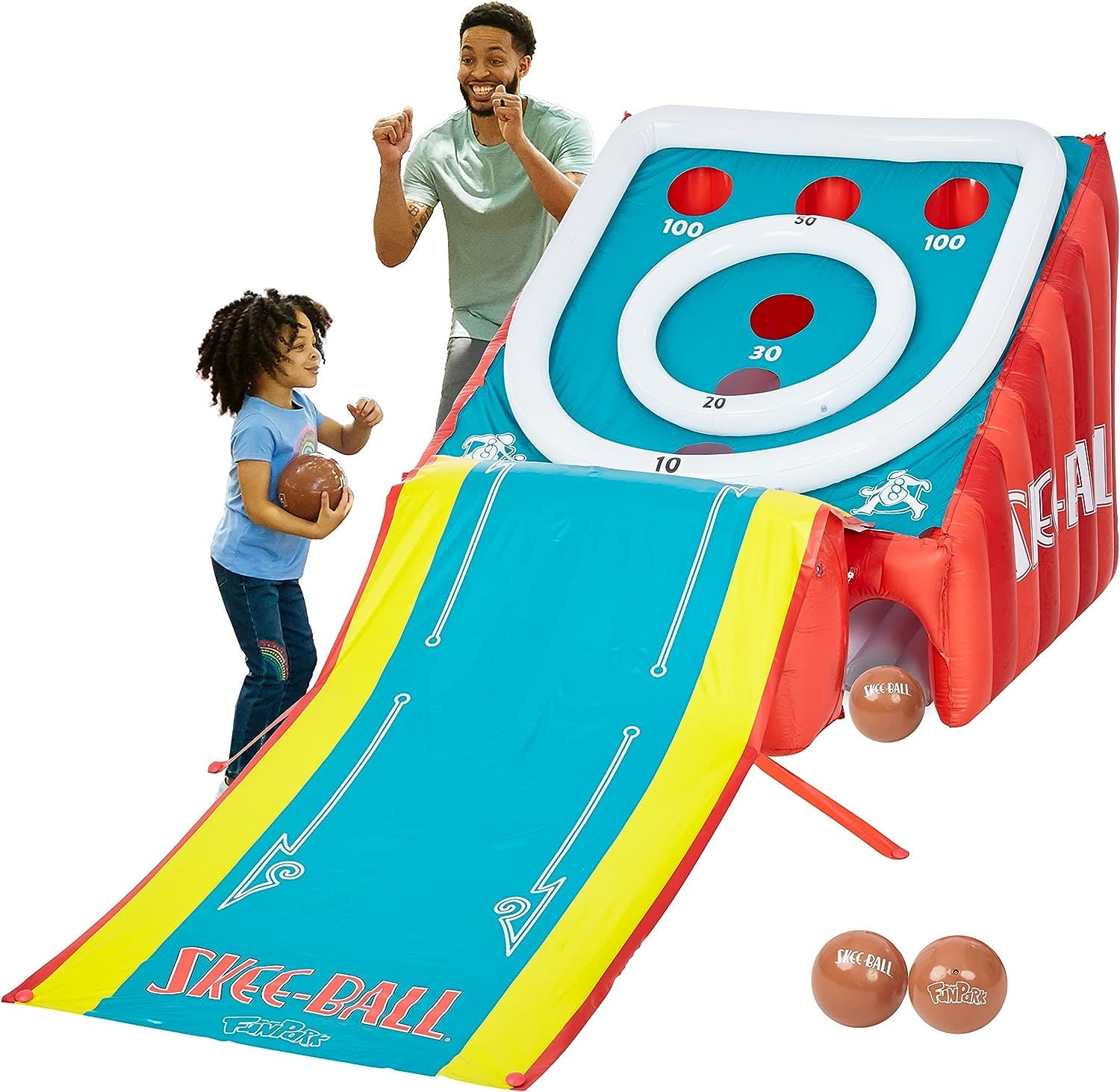 Skee Ball Game for Kids and Adults, Giant Inflatable Game, Arcade Game