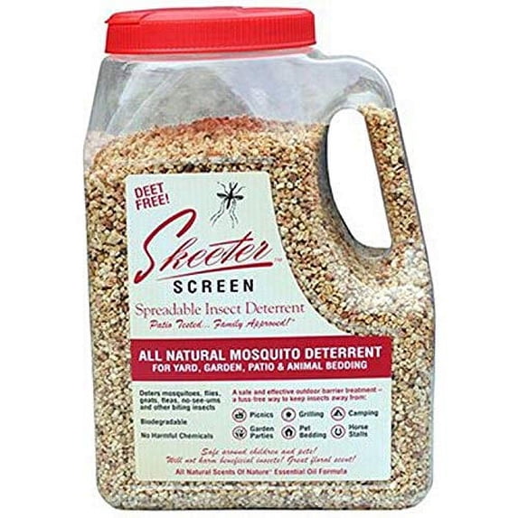 Skeeter Screen 90800 Spreadable Insect Deterrent, 4-Pound