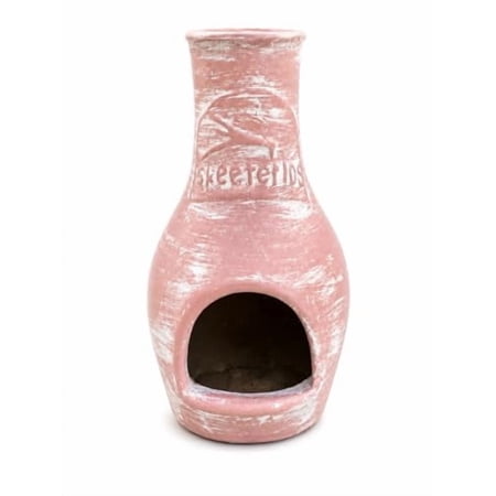Skeeterlog Chiminea Kit – Cherokee Rose – Clay Outdoor Firewood