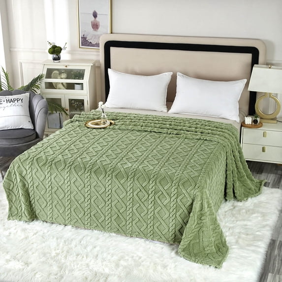 Skegnu 47.24x78.74in Double-sided Flannel Taffeta Blanket Conditioning Cover Blanket Nap Sofa Blanket 9 Colors Available Twin Size Lightweight Fleece Blanket 120x200cm