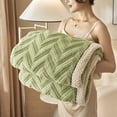 thumbnail image 1 of Skegnu 47x78inThree Layer Jacquards Blanket Multifunctional Cover Blanket Quilt Nap Blanket Suitable for Bed Or Sofa Use Twin Size Lightweight Fleece Blanket 120x200cm, 1 of 6