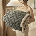 thumbnail image 1 of Skegnu 47x78inThree Layer Jacquards Blanket Multifunctional Cover Blanket Quilt Nap Blanket Suitable for Bed Or Sofa Use Twin Size Lightweight Fleece Blanket 120x200cm, 1 of 6