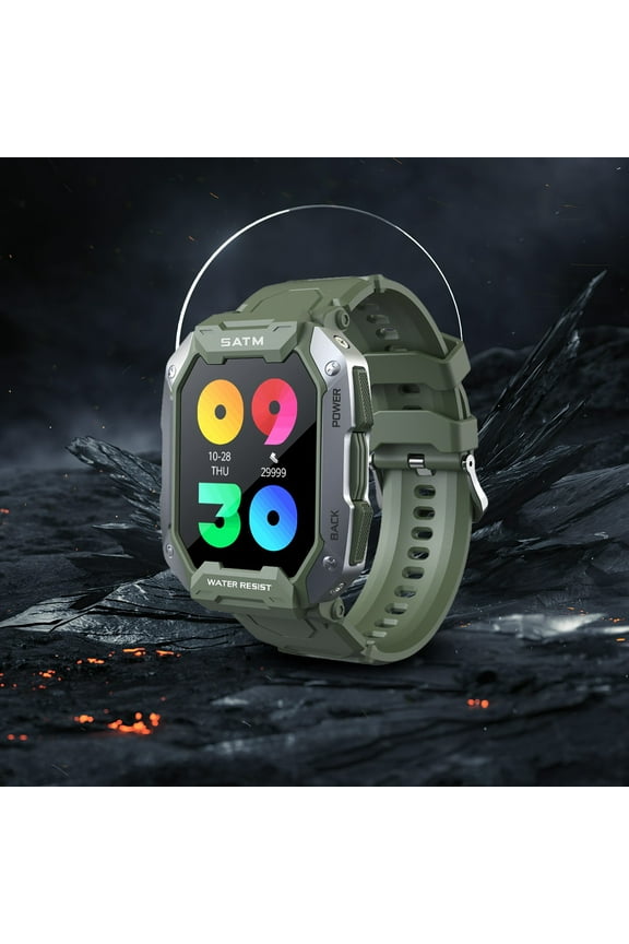50% Off Clear! 1.71 Inch Ultra Clear Color Screen Metal Case Bluetooth Call Sports Mode Outdoor Large Capacity Battery Smartwatch Great Gifts for Less